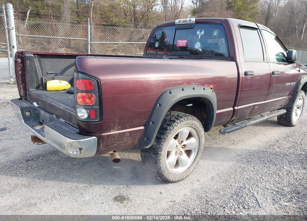 2005 DODGE RAM 1500 SLT/LARAMIE VIN: 1D7HU18D45S285551
