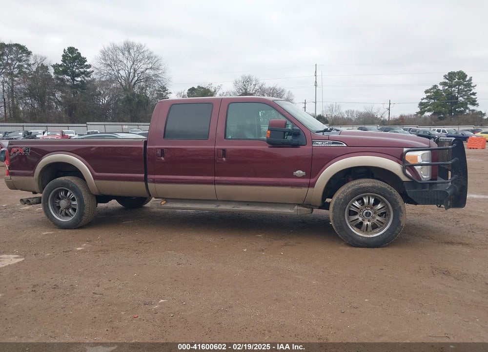 2012 FORD F-350 LARIAT VIN: 1FT8W3BT2CEB49124