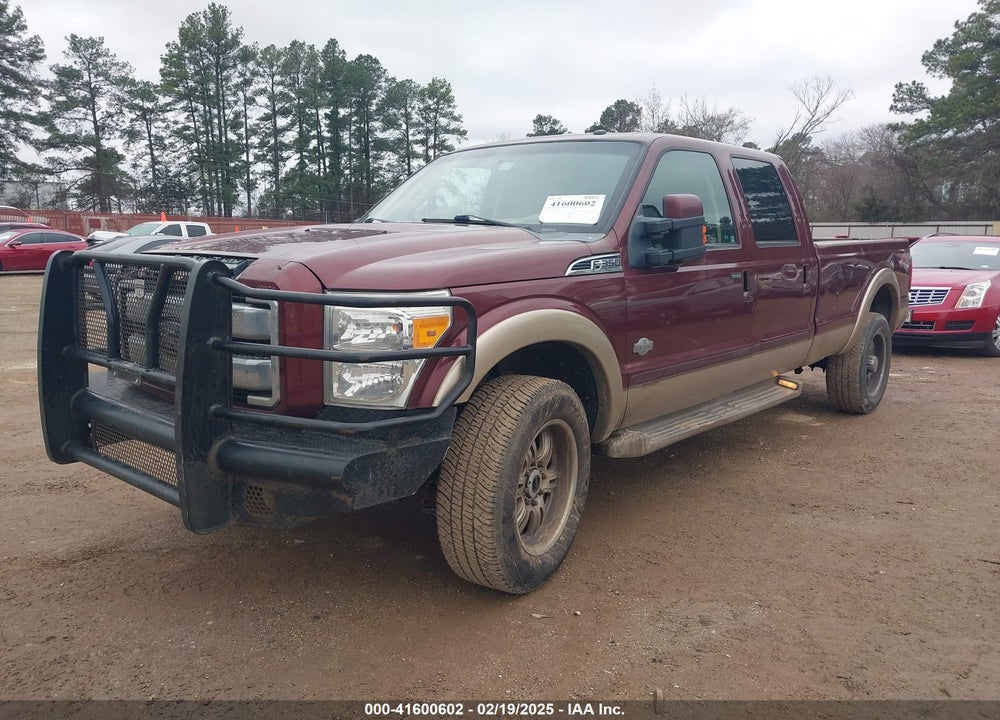 2012 FORD F-350 LARIAT VIN: 1FT8W3BT2CEB49124