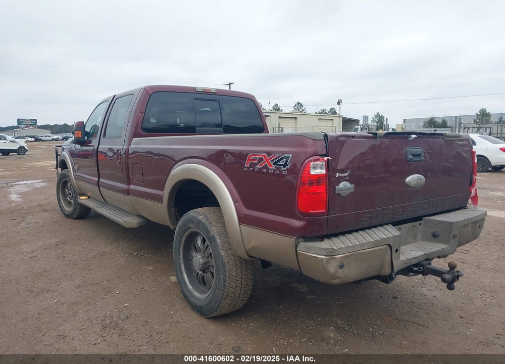 2012 FORD F-350 LARIAT VIN: 1FT8W3BT2CEB49124