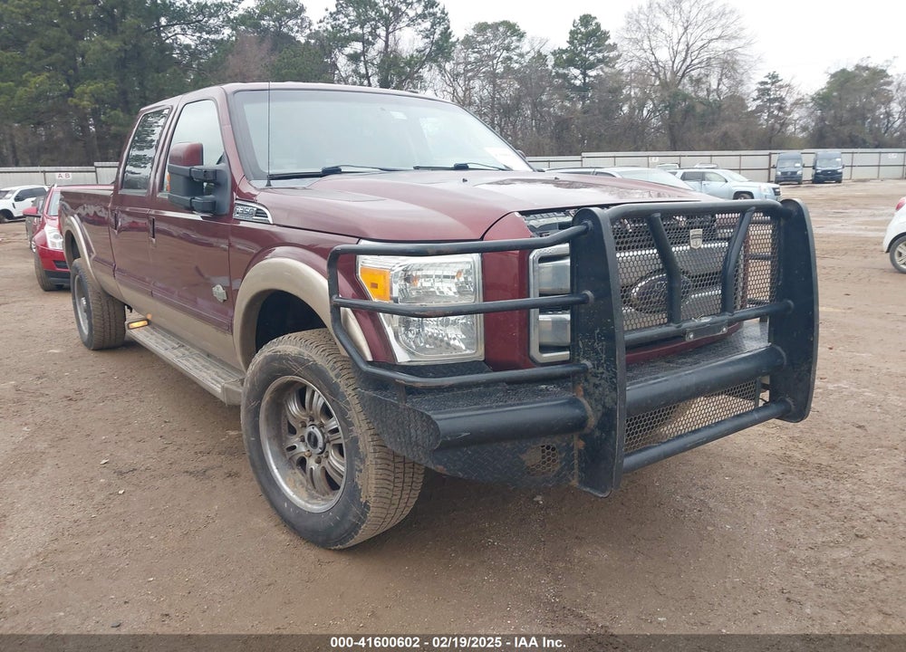 2012 FORD F-350 LARIAT VIN: 1FT8W3BT2CEB49124