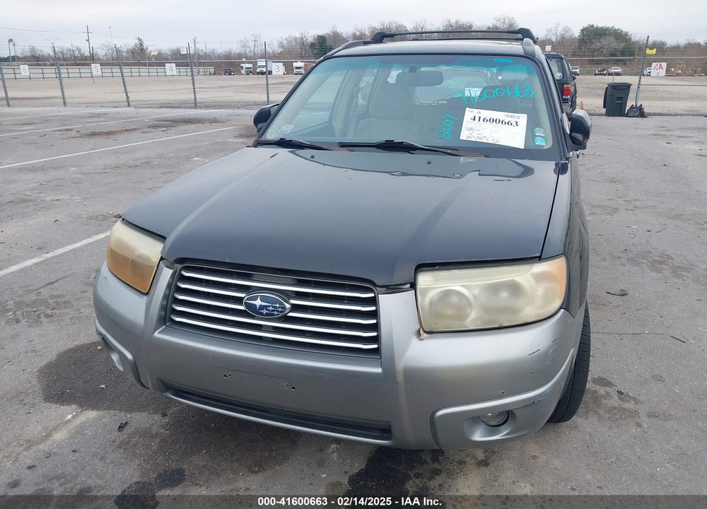 2007 SUBARU FORESTER 2.5X L.L. BEAN EDITION VIN: JF1SG67677H703856