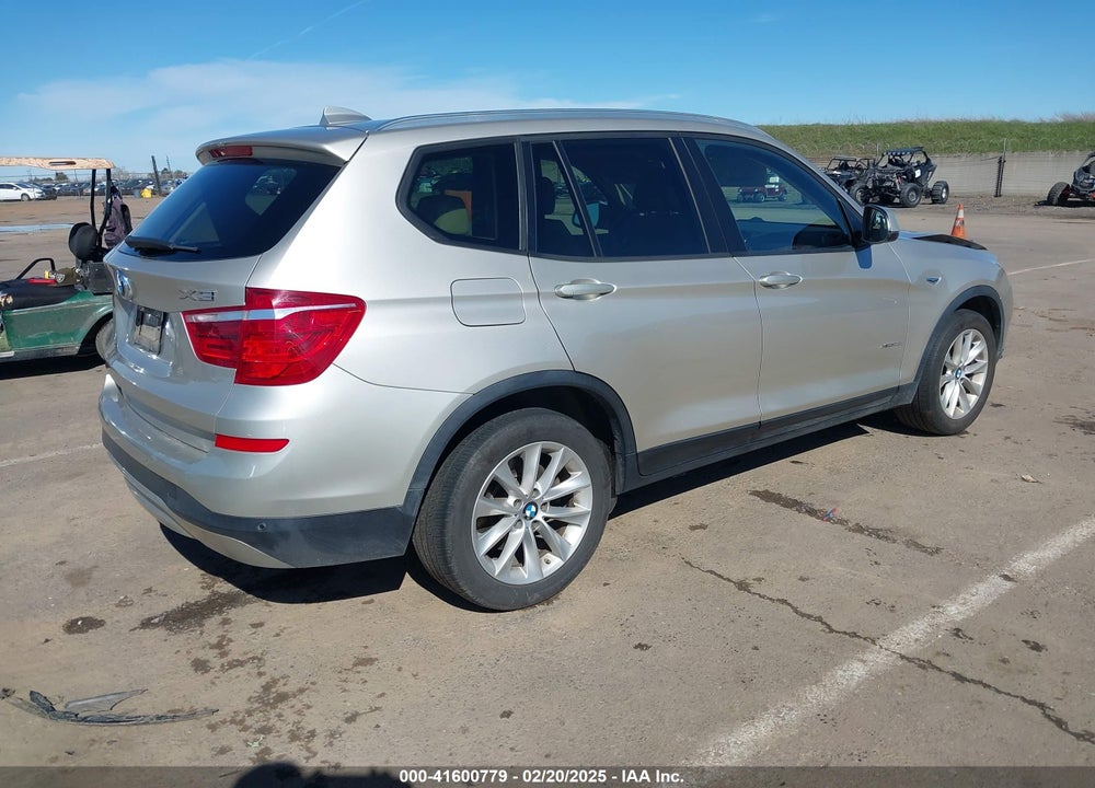 2017 BMW X3 XDRIVE28I VIN: 5UXWX9C53H0D99016