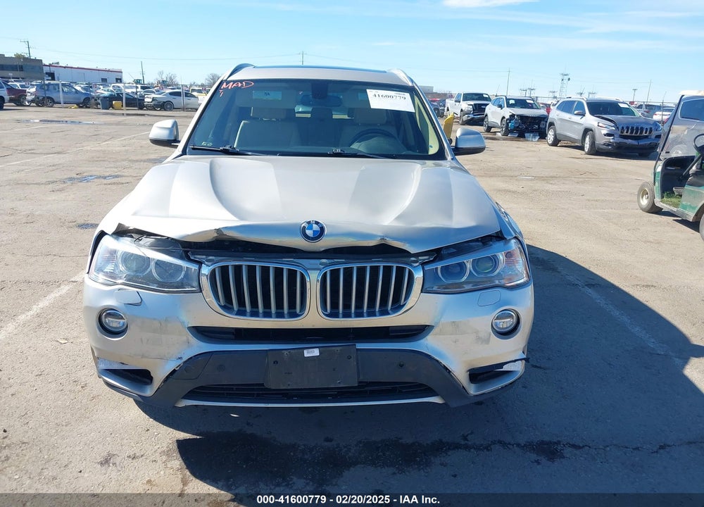2017 BMW X3 XDRIVE28I VIN: 5UXWX9C53H0D99016