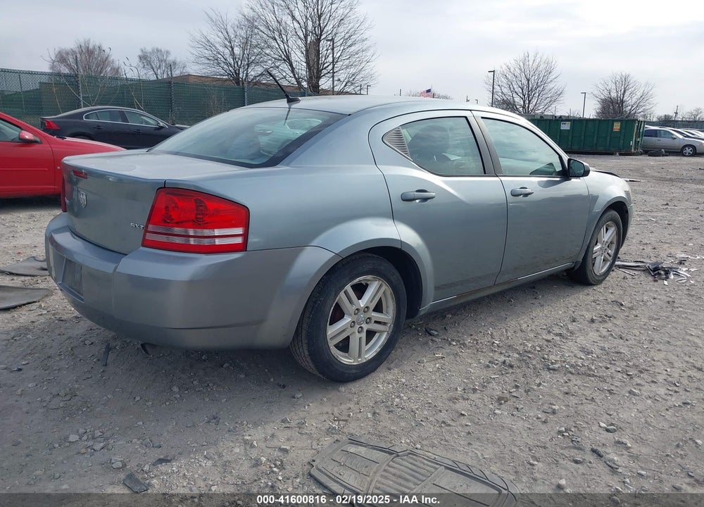 2008 DODGE AVENGER SXT VIN: 1B3LC56J98N298615
