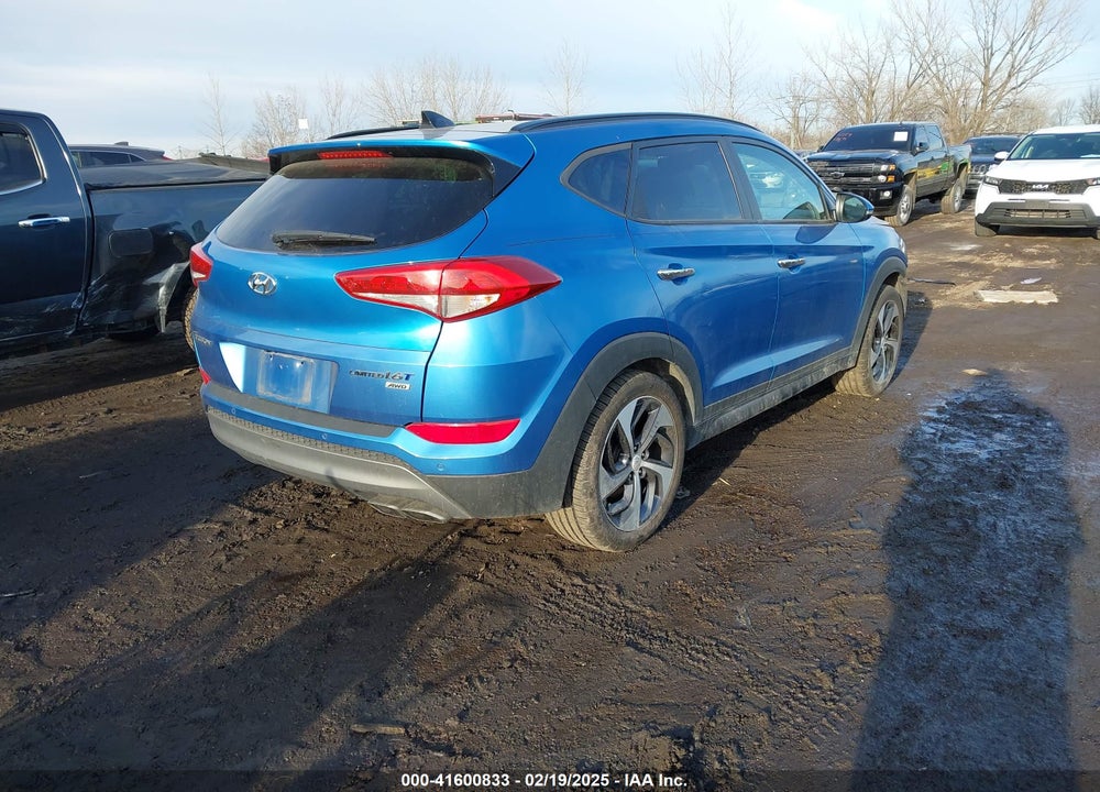 2016 HYUNDAI TUCSON VIN: KM8J3CA22GU095639