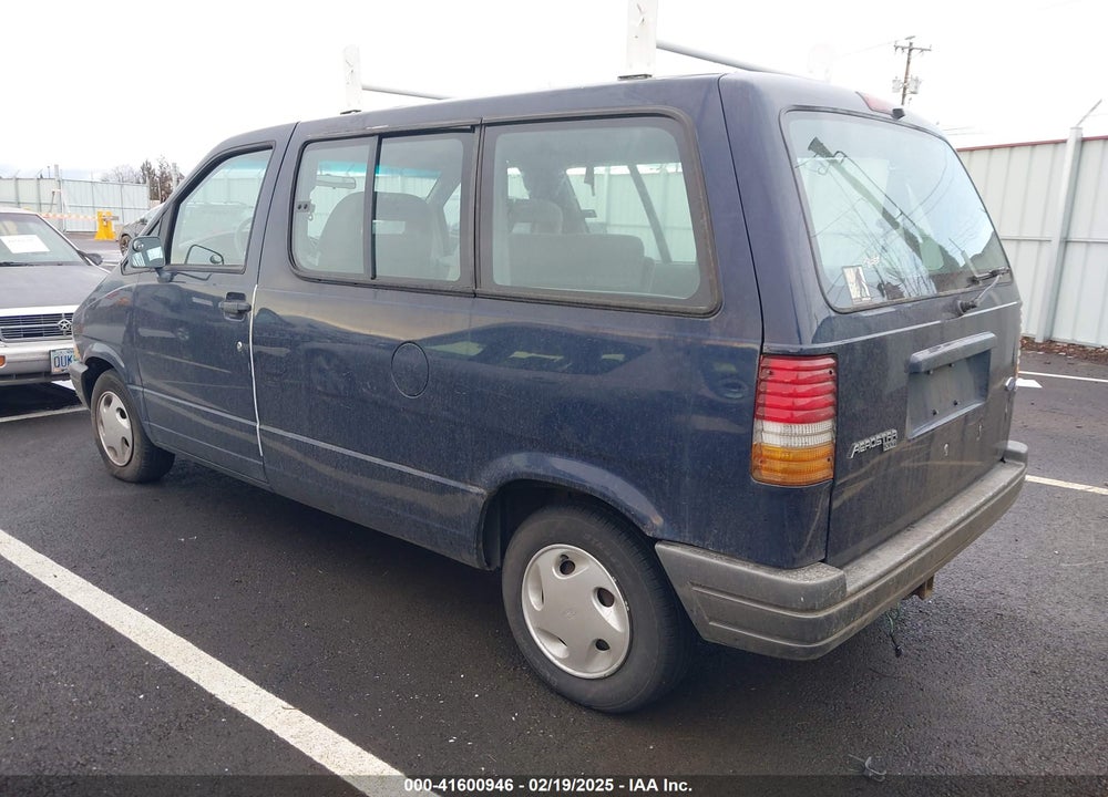 1995 FORD AEROSTAR VIN: 1FMCA11U4SZC14534