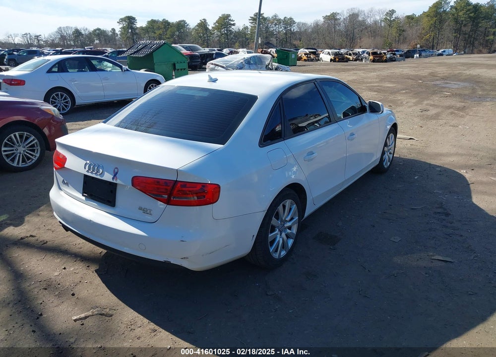 2014 AUDI A4 VIN: WAUBFAFL5EN042931