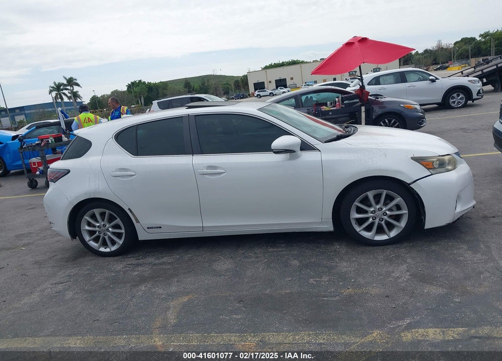 2012 LEXUS CT 200H VIN: JTHKD5BH8C2082046