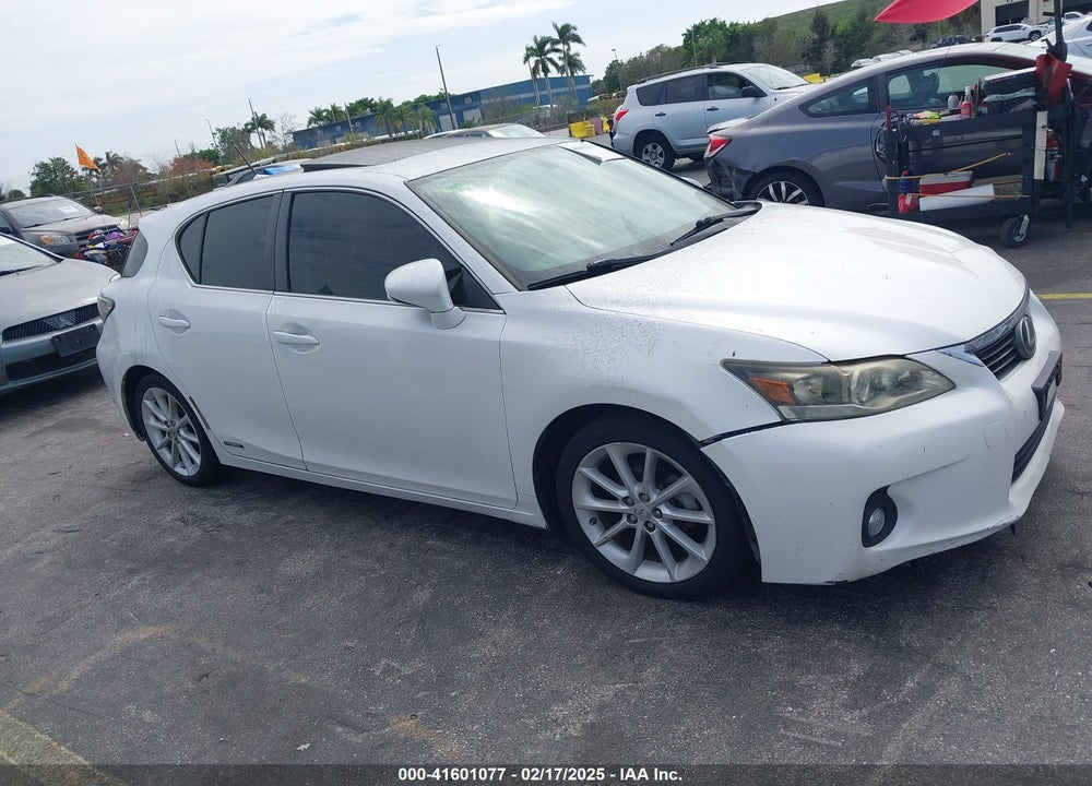 2012 LEXUS CT 200H VIN: JTHKD5BH8C2082046