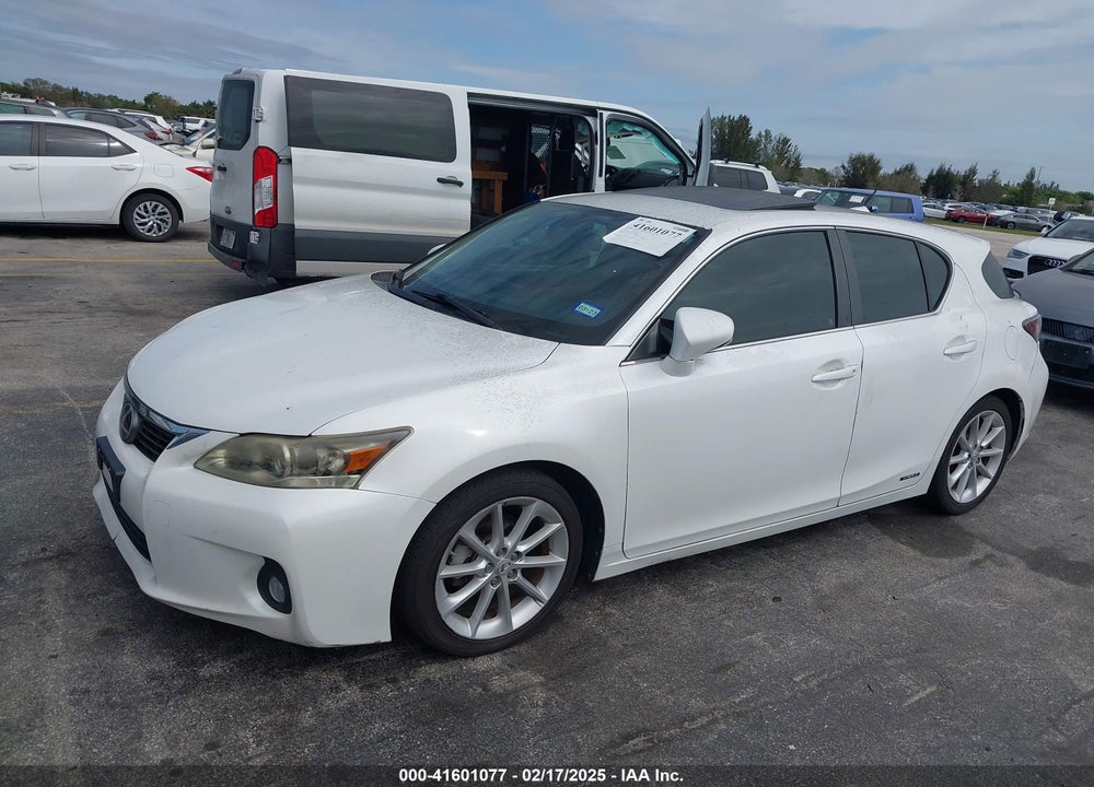 2012 LEXUS CT 200H VIN: JTHKD5BH8C2082046