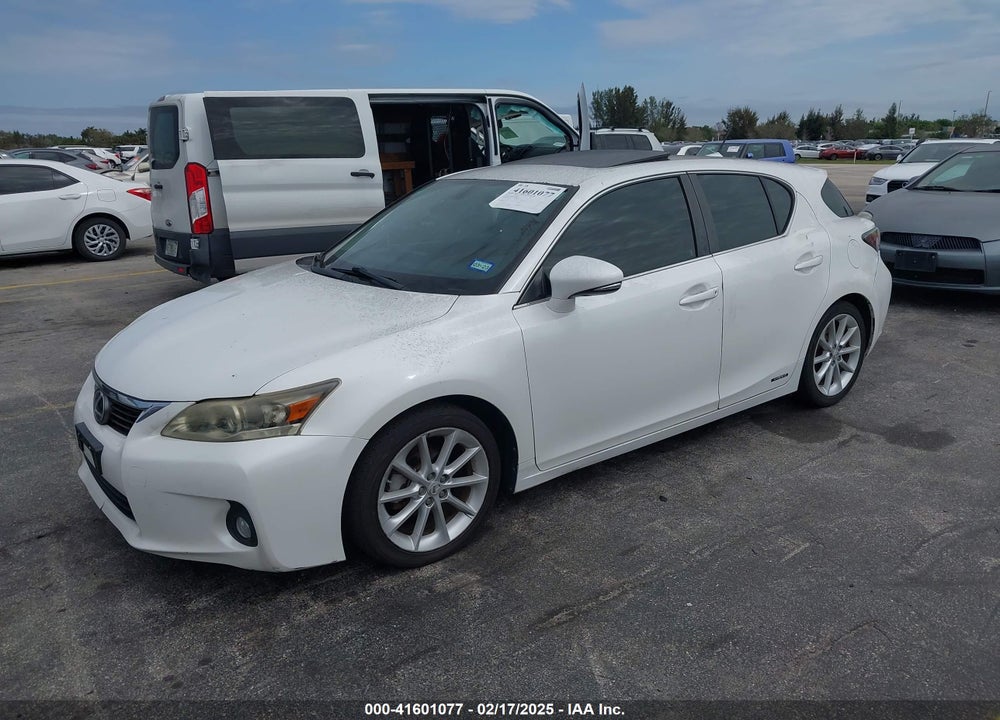 2012 LEXUS CT 200H VIN: JTHKD5BH8C2082046