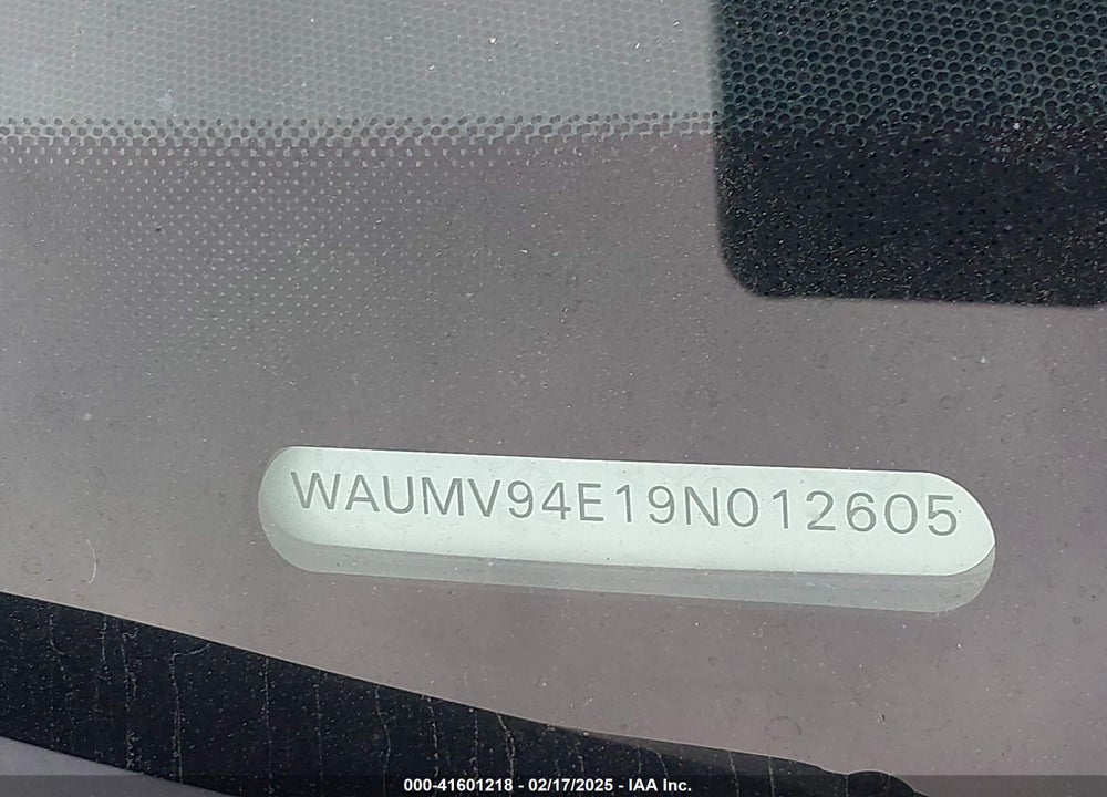 2009 AUDI A8 L 4.2 VIN: WAUMV94E19N012605