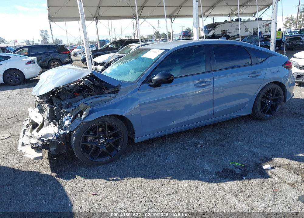 2022 HONDA CIVIC VIN: 19XFL2H87NE008375