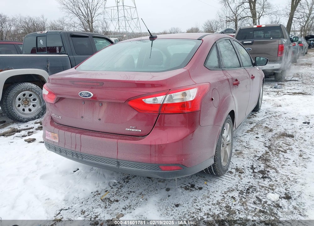 2014 FORD FOCUS SE VIN: 1FADP3F22EL192380