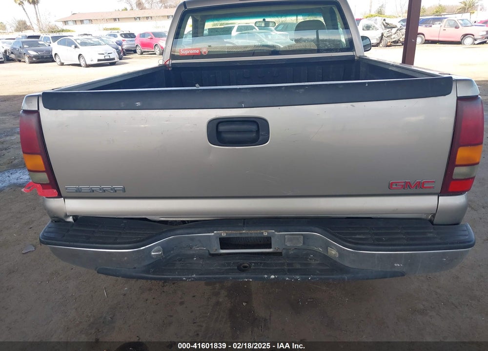 2001 GMC SIERRA 1500 SL VIN: 1GTEC14W41Z320811