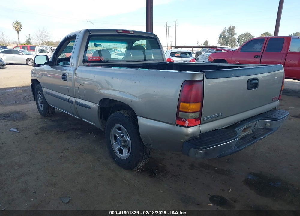 2001 GMC SIERRA 1500 SL VIN: 1GTEC14W41Z320811