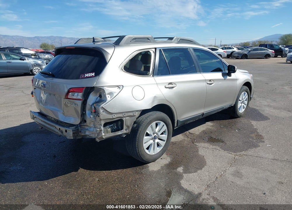 2016 SUBARU OUTBACK 2.5I PREMIUM VIN: 4S4BSADC6G3302720