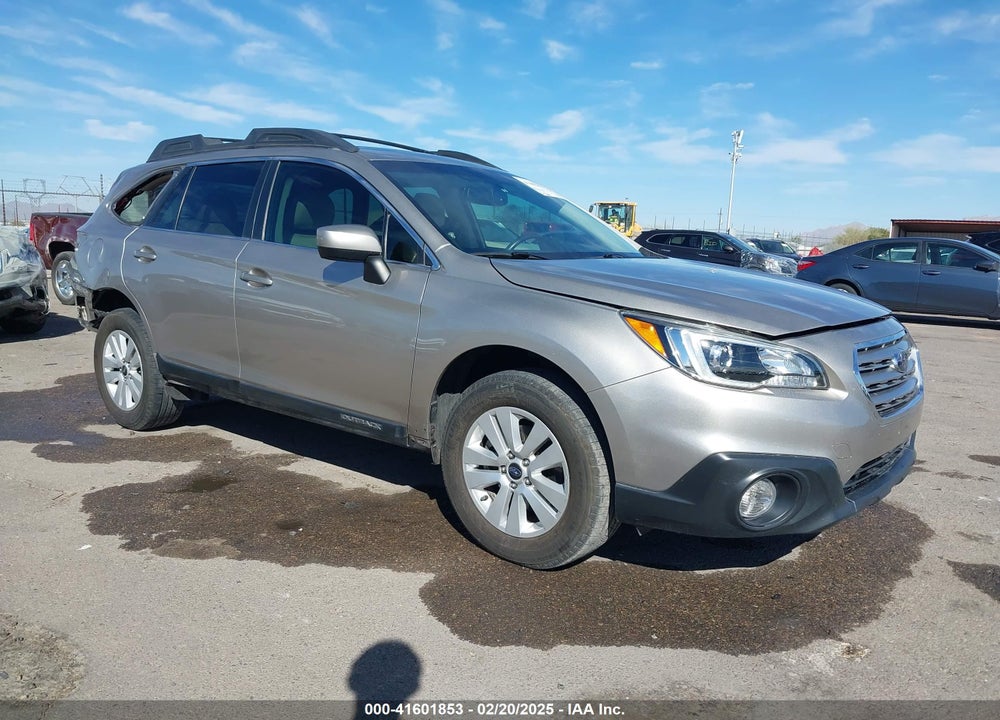 2016 SUBARU OUTBACK 2.5I PREMIUM VIN: 4S4BSADC6G3302720