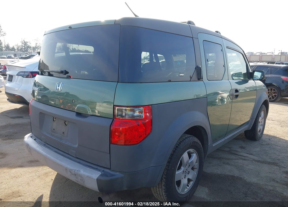 2004 HONDA ELEMENT EX VIN: 5J6YH185X4L011684