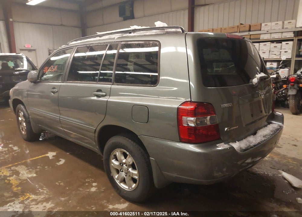 2007 TOYOTA HIGHLANDER V6 VIN: JTEEP21A870225356