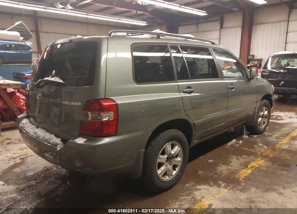 2007 TOYOTA HIGHLANDER V6 VIN: JTEEP21A870225356