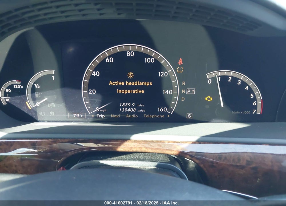 2007 MERCEDES-BENZ S 600 VIN: WDDNG76X67A111063