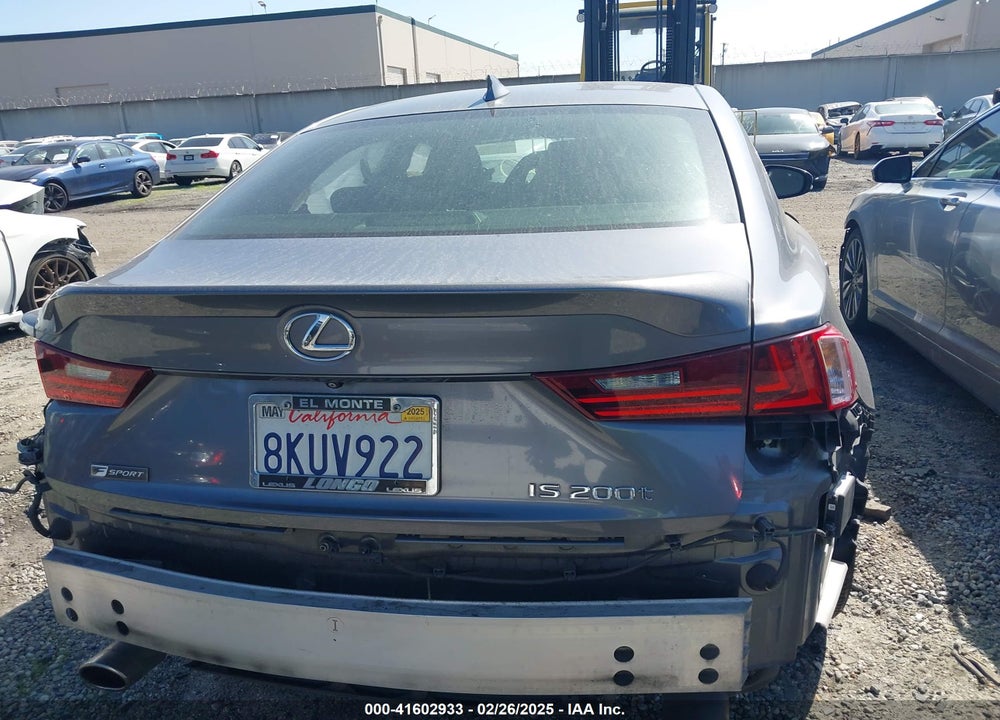 2016 LEXUS IS 200T VIN: JTHBA1D2XG5022820