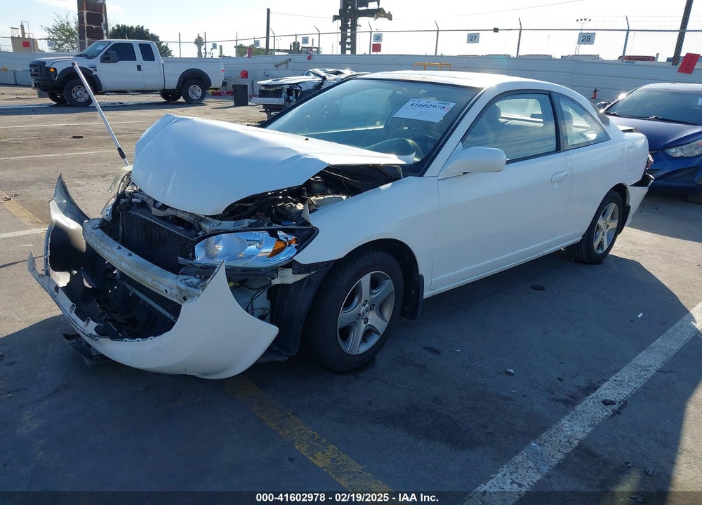 2004 HONDA CIVIC VIN: 1HGEM22924L027580