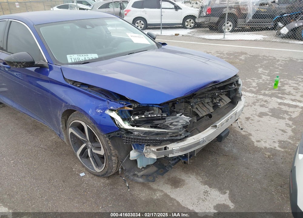 2021 HONDA ACCORD VIN: 1HGCV1F43MA086100