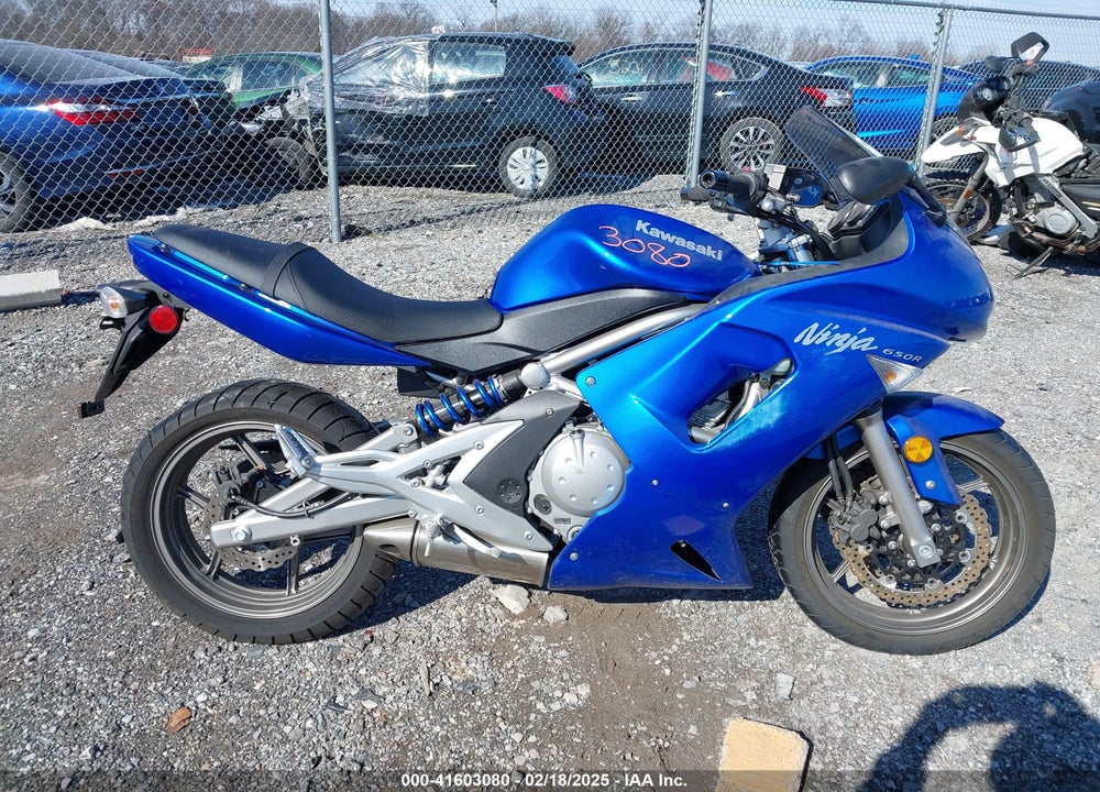 2007 KAWASAKI EX650 A VIN: JKAEXEA187A018542