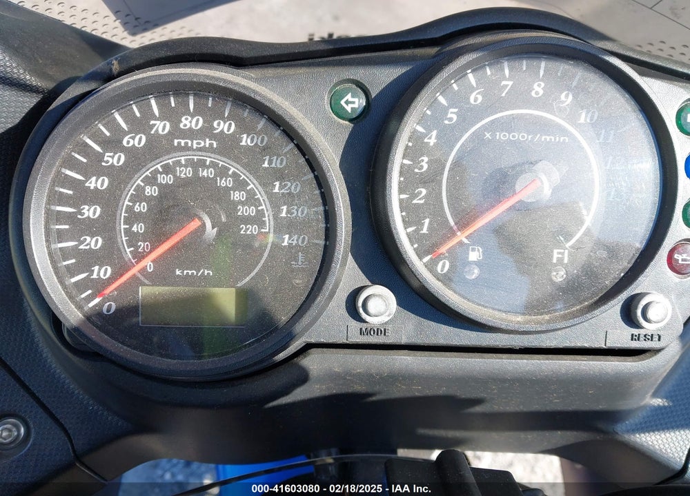 2007 KAWASAKI EX650 A VIN: JKAEXEA187A018542