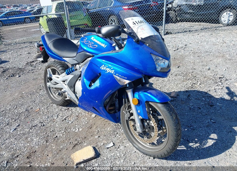 2007 KAWASAKI EX650 A VIN: JKAEXEA187A018542