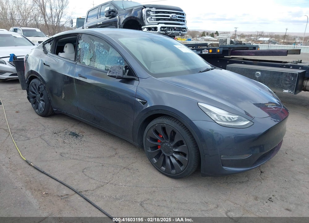 2021 TESLA MODEL Y PERFORMANCE DUAL MOTOR ALL-WHEEL DRIVE VIN: 5YJYGDEF4MF093227