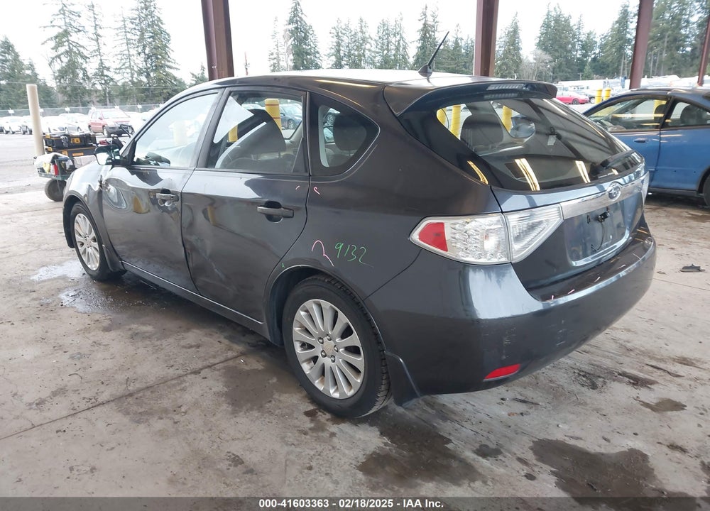 2008 SUBARU IMPREZA VIN: JF1GH61688H801761