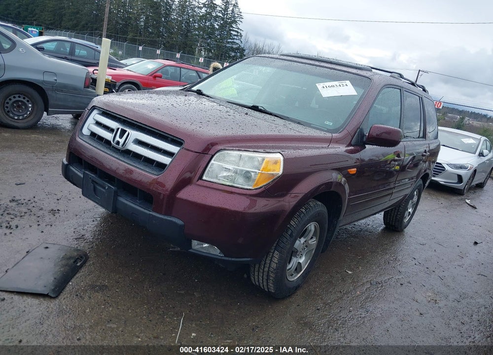 2007 HONDA PILOT EX-L VIN: 5FNYF18797B019313