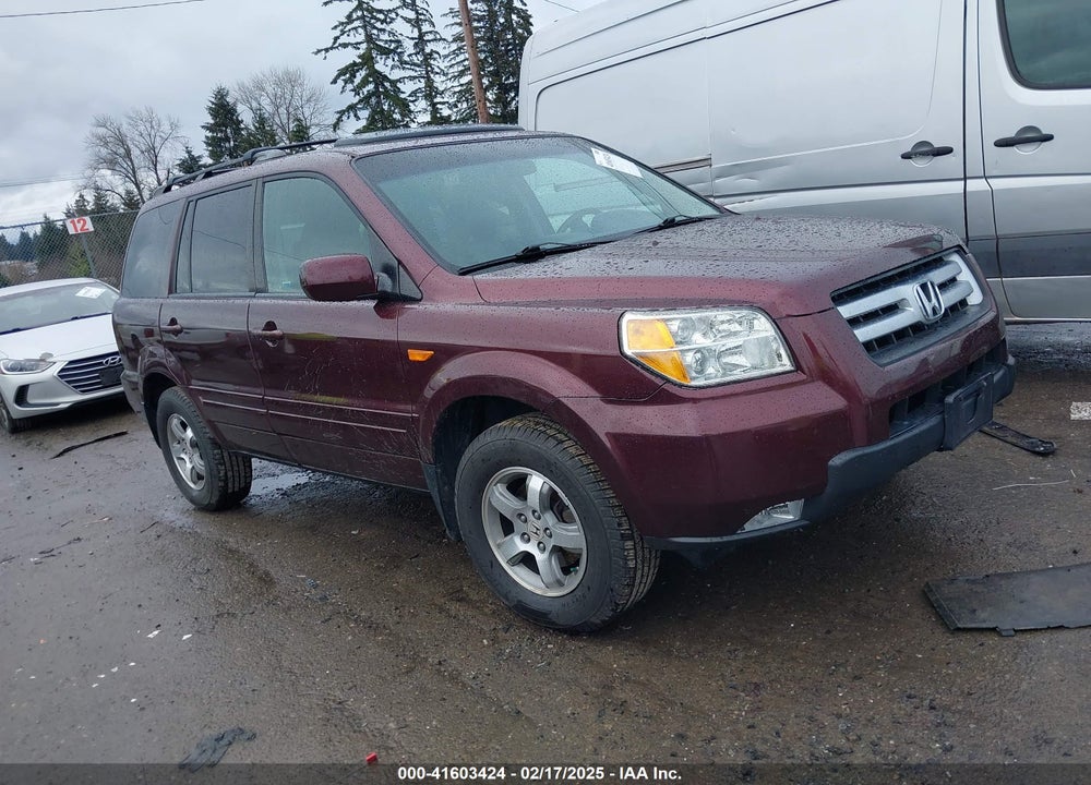 2007 HONDA PILOT EX-L VIN: 5FNYF18797B019313