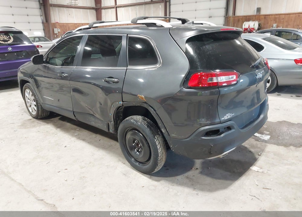 2016 JEEP CHEROKEE LIMITED VIN: 1C4PJLDB6GW177068