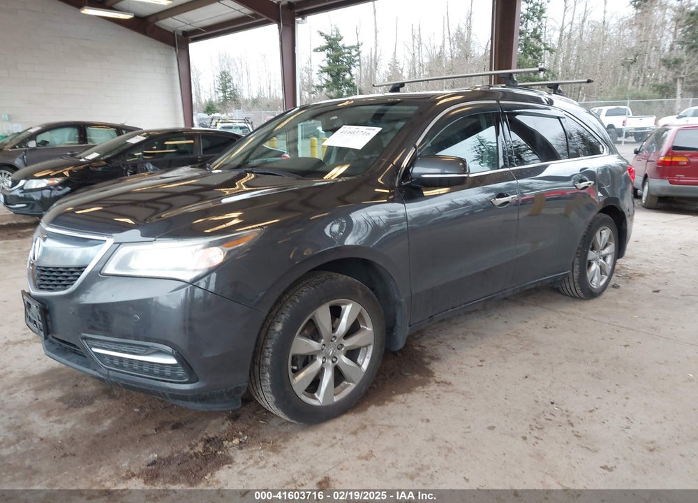 2014 ACURA MDX ADVANCE PKG W/ENTERTAINMENT PKG VIN: 5FRYD4H81EB034125