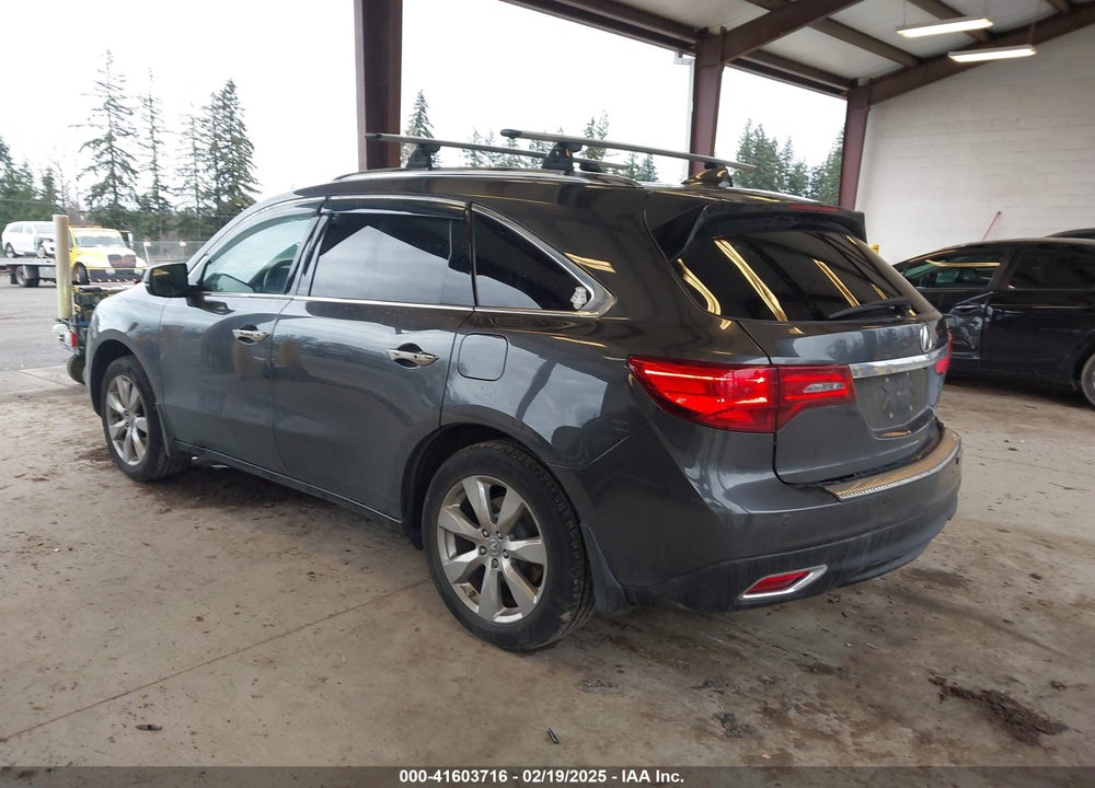 2014 ACURA MDX ADVANCE PKG W/ENTERTAINMENT PKG VIN: 5FRYD4H81EB034125