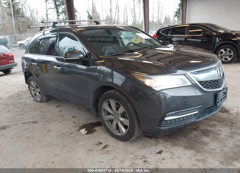 2014 ACURA MDX ADVANCE PKG W/ENTERTAINMENT PKG VIN: 5FRYD4H81EB034125