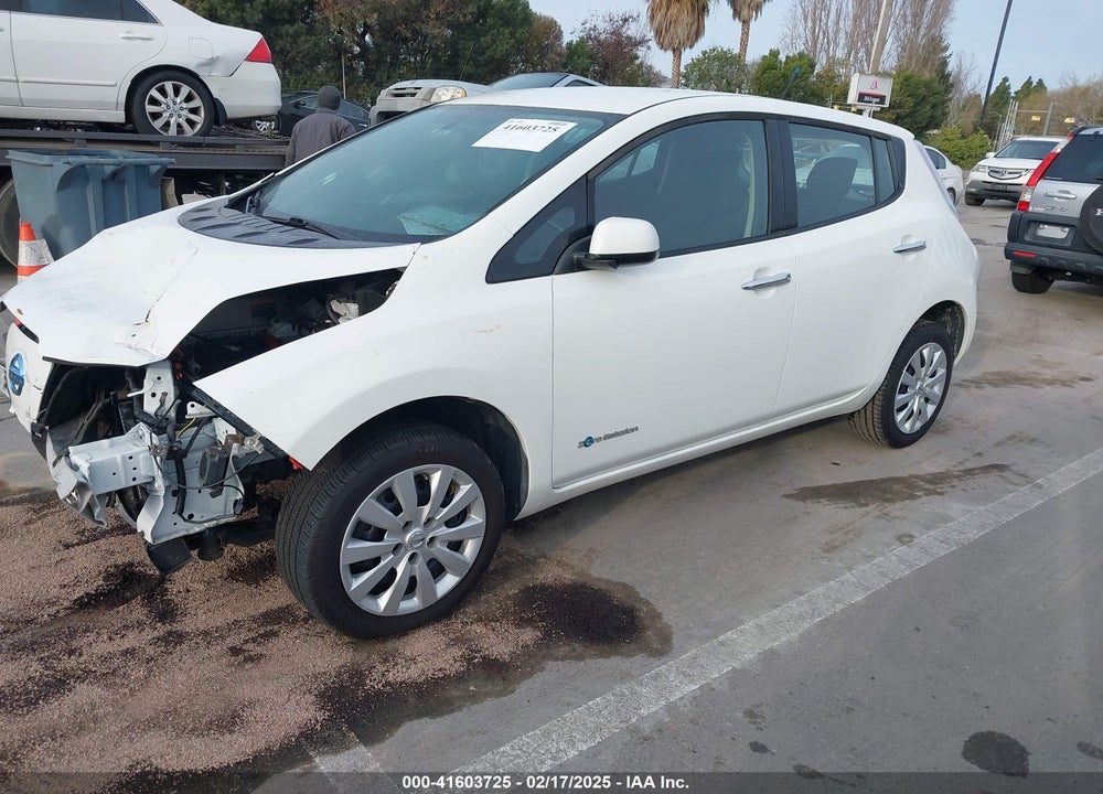 2013 NISSAN LEAF VIN: 1N4AZ0CP8DC424037