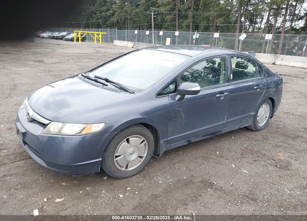 2008 HONDA CIVIC HYBRID VIN: JHMFA36288S008556