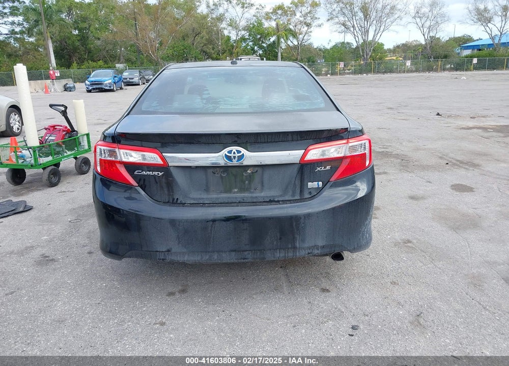 2012 TOYOTA CAMRY HYBRID XLE VIN: 4T1BD1FK4CU018876
