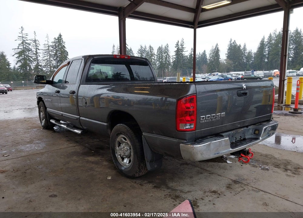 2004 DODGE RAM 2500 SLT/LARAMIE VIN: 3D7KA28C04G188560