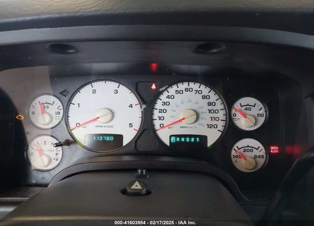 2004 DODGE RAM 2500 SLT/LARAMIE VIN: 3D7KA28C04G188560