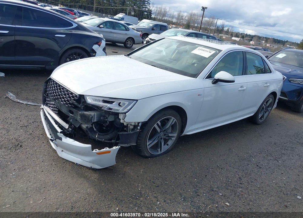 2018 AUDI A4 VIN: WAUENAF49JN004931