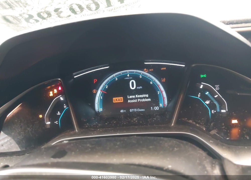 2019 HONDA CIVIC VIN: 19XFC1F32KE212420
