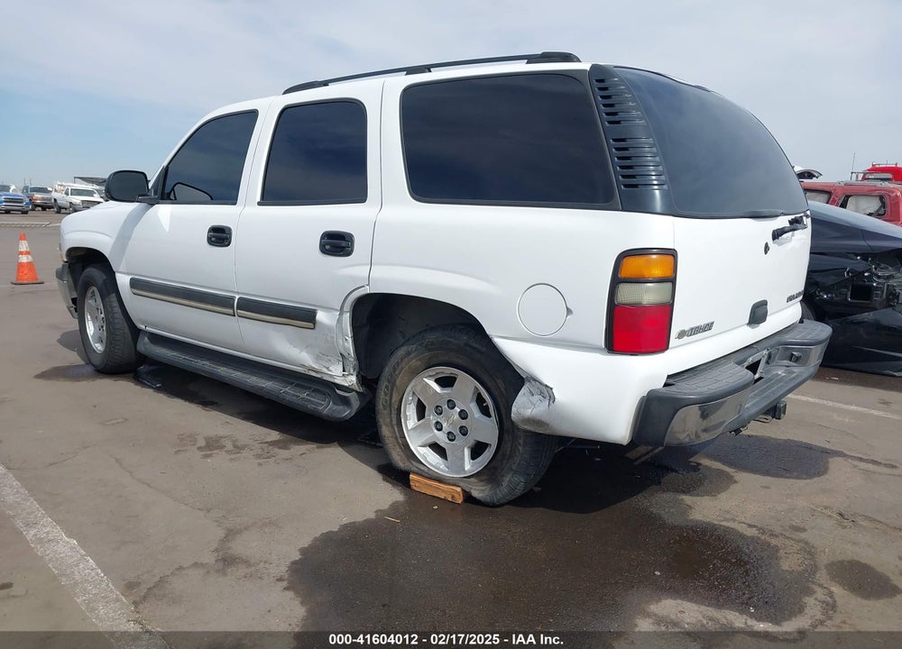2004 CHEVROLET TAHOE LS VIN: 1GNEC13V54R307649