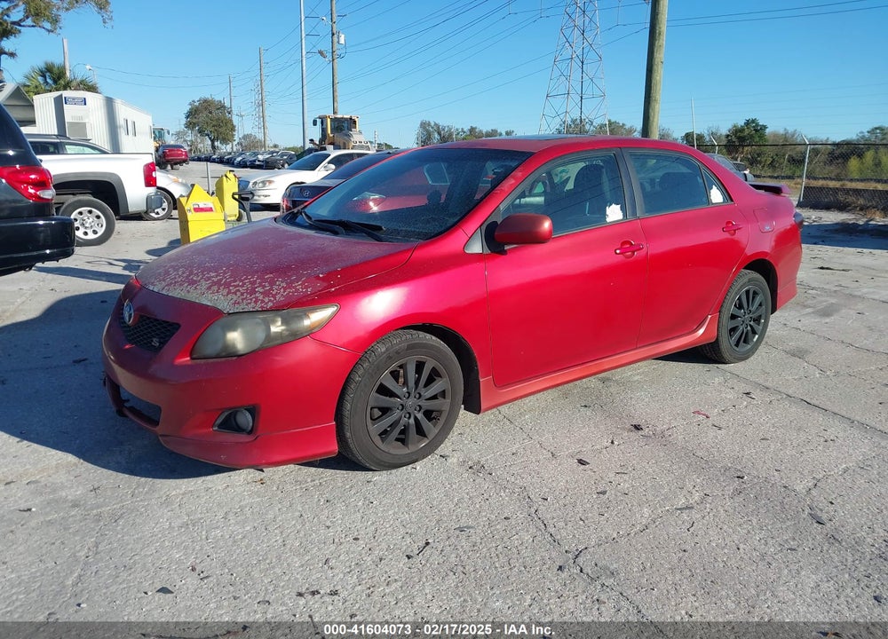 2009 TOYOTA COROLLA S VIN: 1NXBU40E19Z126272